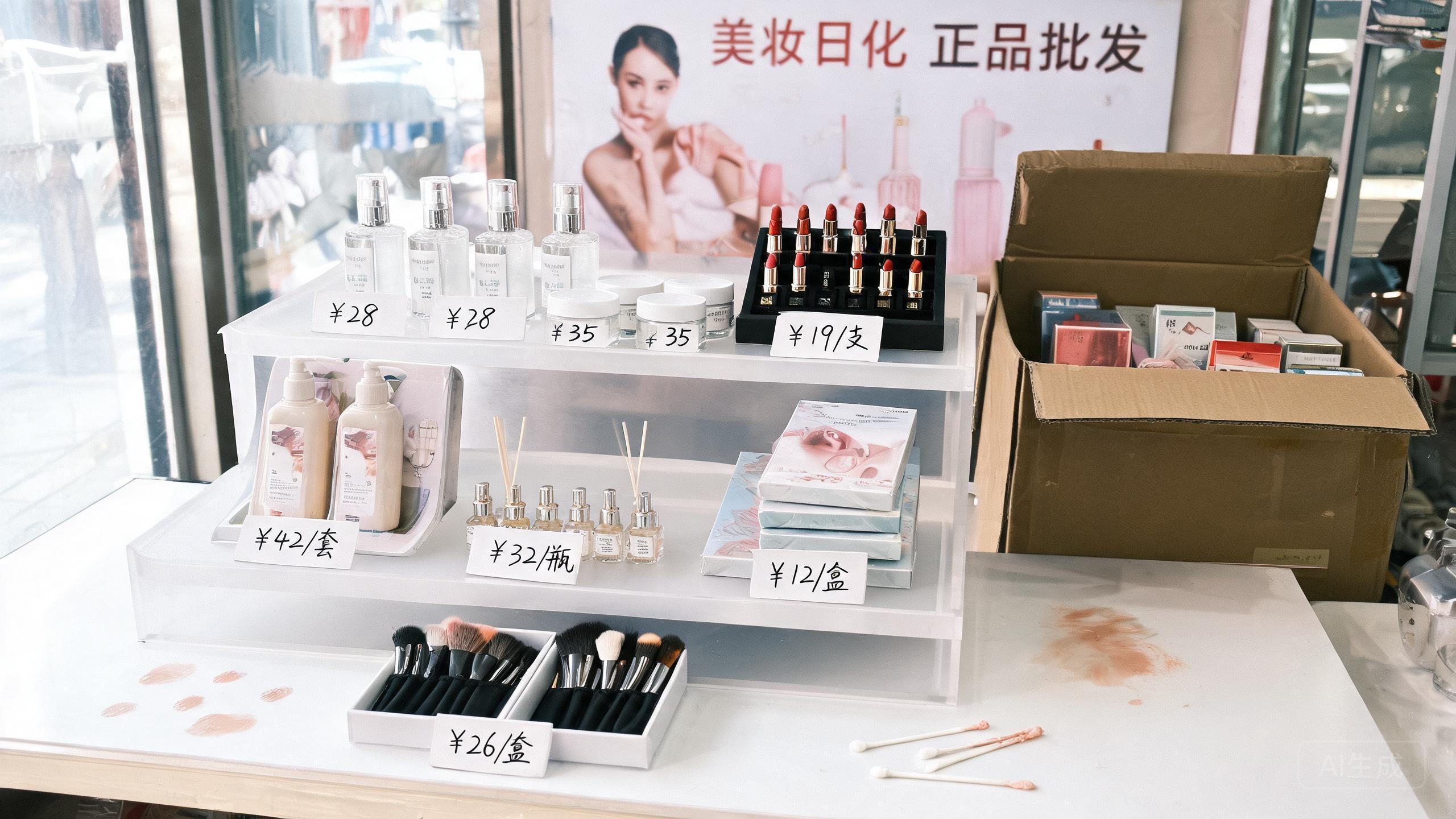 美妆日化产品展示